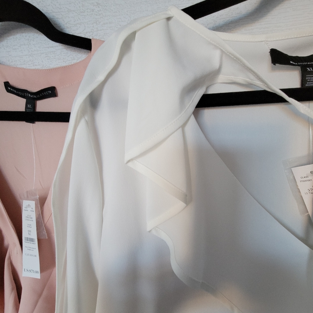 Two WHBM Ruffle Blouse Bundle (2) - Picture 4 of 11